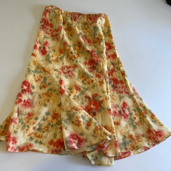 Leslie Fay three pink floral skirt set 14P - Picture 13 of 15